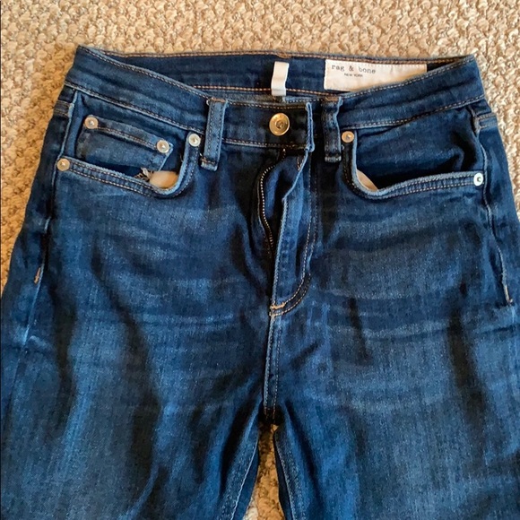 Rag & bone high rise ankle skinny jeans - Picture 2 of 7